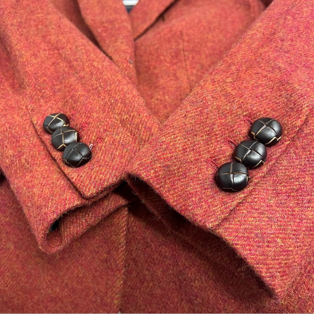 Talbots Rust Tweed Blazer Jacket - Picture 11 of 16